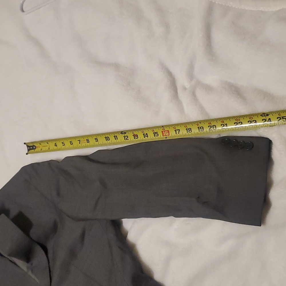 Calvin Klein Charcoal Blazer Suit Coat - Picture 11 of 11